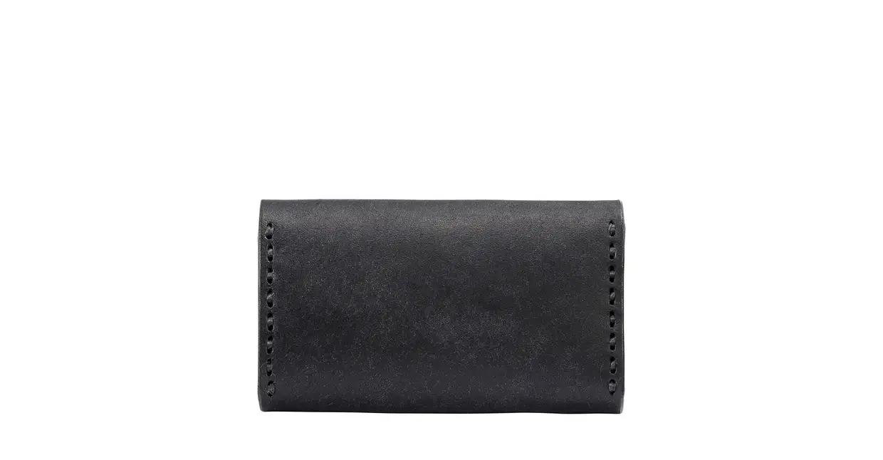豊岡財布 haaki Leather キーケース HLC501 ネロ / キーホルダー 鍵入れ 革 革小物 牛皮革 メンズ レディース プエブロレザー 手縫いのステッチ ハンドメイド シンプル デザイ