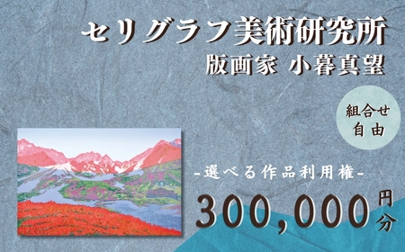 ＜300,000円分＞選べる作品利用権 | 版画 版画 版画 版画 版画