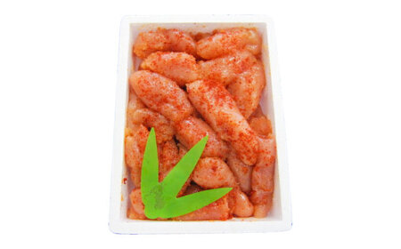 訳あり【氷温熟成辛子明太子】無着色　切れ子（切下）500ｇ（250ｇ×2）1箱 [ABDL001] 