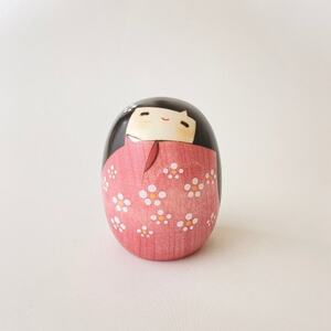 しあわせ　ピンク　大(1体)_装飾品・工芸品   _【1293298】