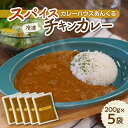 【ふるさと納税】カレーハウスあんくるの冷凍 スパイス チキンカレー1kg（200g×5袋）