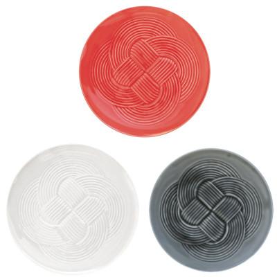 ふるさと納税 瑞浪市 【3色SET】美濃焼 結 25.5大皿  25.5×2.2cm 小田陶器 |  | 01