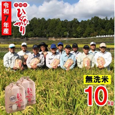 ふるさと納税 笠岡市 【令和7年産 先行受付】無洗米  ひのひかり 笠岡産 10kg 太陽の恵み O-07_10k_無洗米