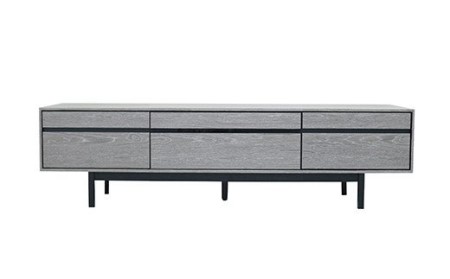 【開梱・設置】ロゼッタ 150cm テレビボード（グレーC-106）　AX049