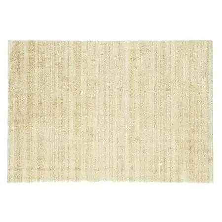 【サイズ140×200cm】カーペットラグ　さらさらふわふわ長続き(リュストル)　色:アイボリー【1211458】