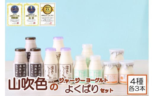 【山のいぶき】山吹色のジャージーヨーグルト よくばりセット【FOODEX JAPAN 最高金賞】