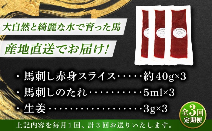 定期便 専用醤油付き 生姜付き おすすめ 馬刺 赤身 国産 赤身馬刺し ばさし 冷凍 熊本県 菊陽町