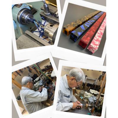 ふるさと納税 東大阪市 【青】手作りボールペン1本(B700太軸) |  | 03