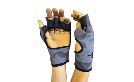 撥水 5Cパームレスフッシンググローブ (5本指切りタイプ) フリーサイズ パームレス フィッシング  グローブ 手袋 防寒 釣り 自転車 ブラック