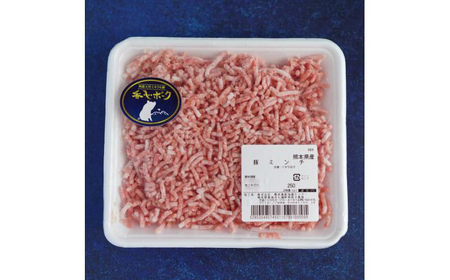 『香心ポーク』ミンチ 約250g×4パック（計約1kg）豚肉ミンチ 冷凍 熊本県産 [AYCK002]