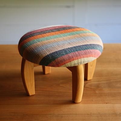 ふるさと納税 小浜市 子供イス【DOGU(ドグウ)】(オータムストライプ)