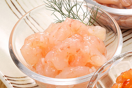 〈佐藤水産〉潮合セット3.鮭ルイベ・いくら・いか塩辛・えび塩辛　【魚貝類・サーモン・えび・塩辛・鮭・イカ・魚貝類・漬魚・いくら・醤油漬け】