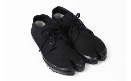 倭紋－わもん－地下足袋 デッキ足袋 BLACK（25.0cm）【兵庫県  高砂市】