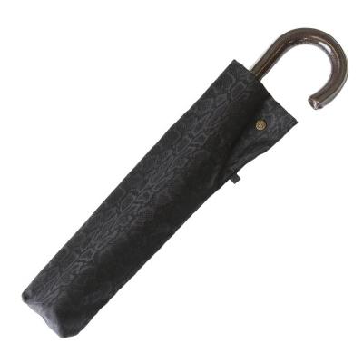 ふるさと納税 富士河口湖町 槙田商店【紳士晴雨兼用】折りたたみ傘 monotone パイソン