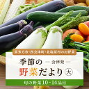 【ふるさと納税】会津発 季節の野菜だより（大）2名様1週間分相当【喜多方市・西会津町・北塩原村のお野菜】 【 ふるさと納税 人気 おすすめ ランキング 季節の野菜 会津 旬 野菜 北塩原村 喜多方市 西会津町 旬の野菜 セット 詰め合わせ 福島県 北塩原村 送料無料 】 KBW002