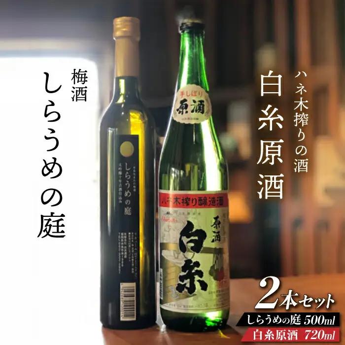 糸島 を 味わう セット ！ ハネ木 搾り の 酒 と 梅酒 の セット しらうめ「 香 」 《糸島》【白糸酒造】 [AVA003]