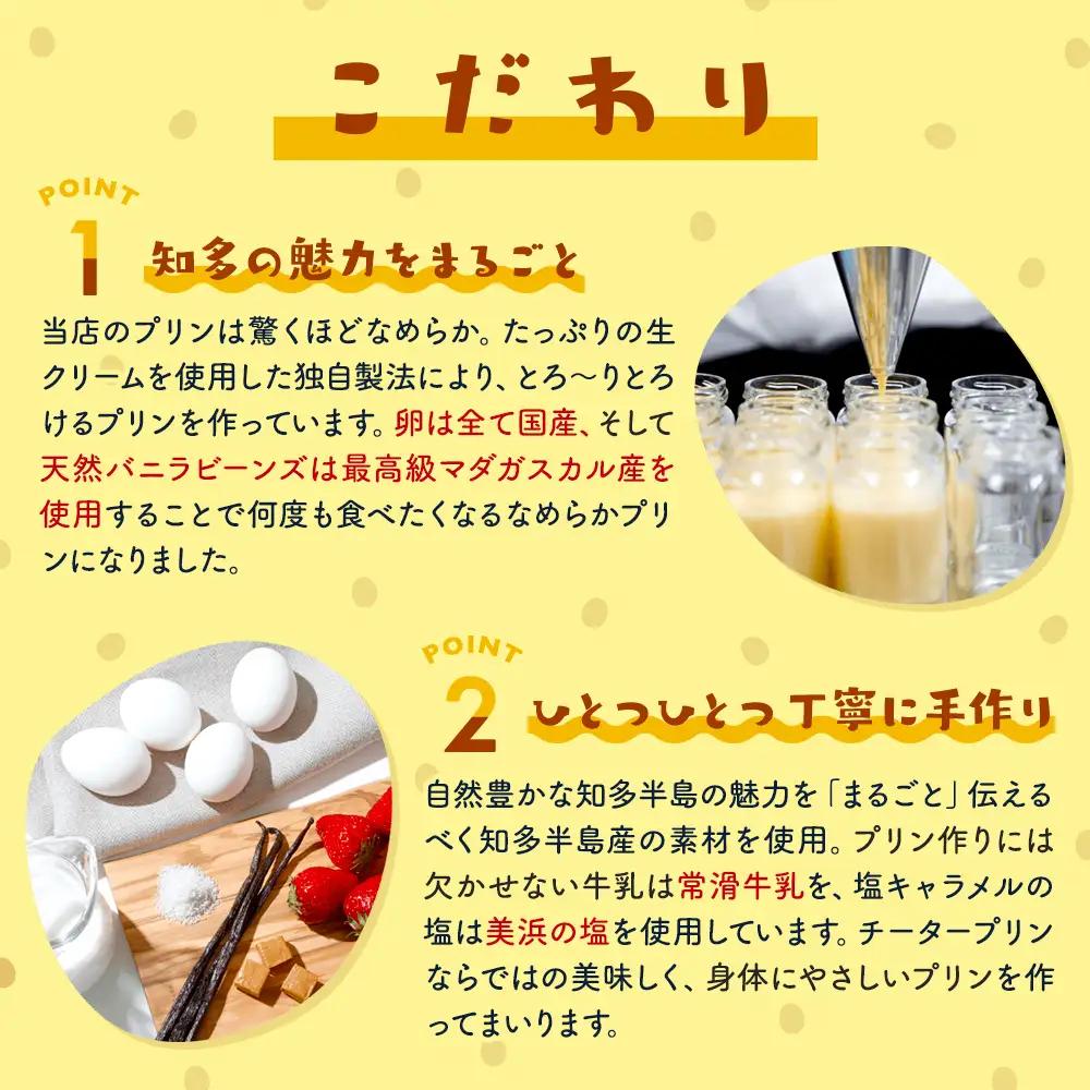 チータープリン 6 個 セット ( プレーン ×3 抹茶 塩 キャラメル フルーツ ) 冷蔵 プリン 子供向け スイーツ デザート ギフト プリン