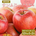 【ふるさと納税】≪発送時期と内容量が選べる≫青森県産 贈答規格 サンふじ 3kg 5kg 10kg【青森県 平川市 山内農園】12月発送 1月〜2月発送 平川市産 青森りんご りんご リンゴ 林檎 ふじ 贈答 贈答品 お取り寄せ 先行予約 果物 くだもの フルーツ レビューキャンペーン