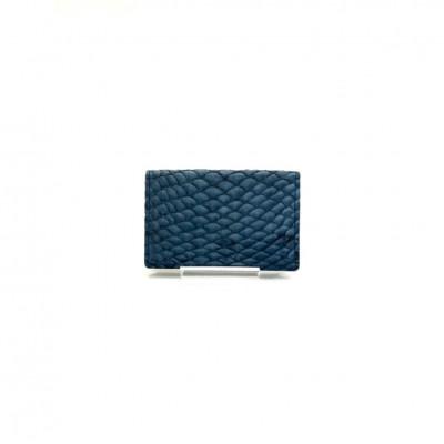 ふるさと納税 高知市 【Ocean Blue】Ocean Leather 名刺入れ【マダイ】L【BX066-02】
