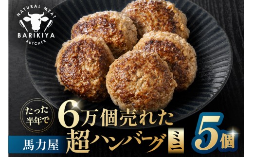 
                  超ハンバーグミニ　5個【牛肉 飛騨牛 黒毛和牛 A5ランク 焼くだけ 簡単 おかず お弁当 おつまみ】
                