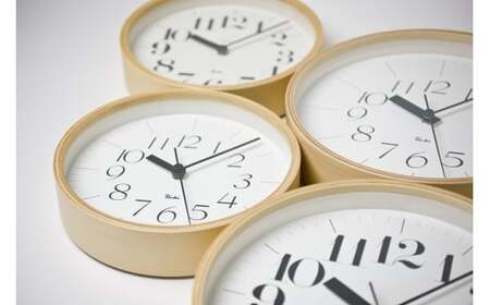 掛け時計 グッドデザイン賞受賞 時計 RIKI CLOCK WR-0401S Lemnos レムノス 壁掛け時計 インテリア