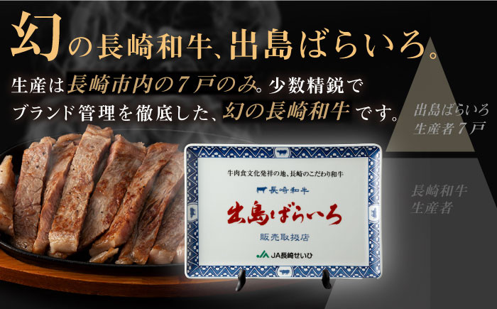牛 牛肉 肉 和牛 国産 霜降 赤身 サーロイン ステーキ 特上 お祝い 冷凍 長崎和牛 出島ばらいろ 贈答 にく 