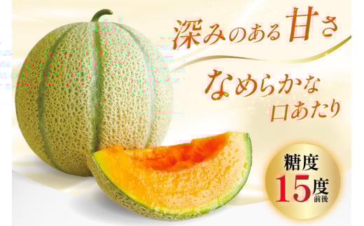 CF108【令和8年度出荷分】マルセイユメロン～島原風香～（4L×2玉）[農事組合法人　『舞岳の里』生産組合 長崎県 島原市 CF108] メロン 赤肉 果物 くだもの フルーツ 産地直送