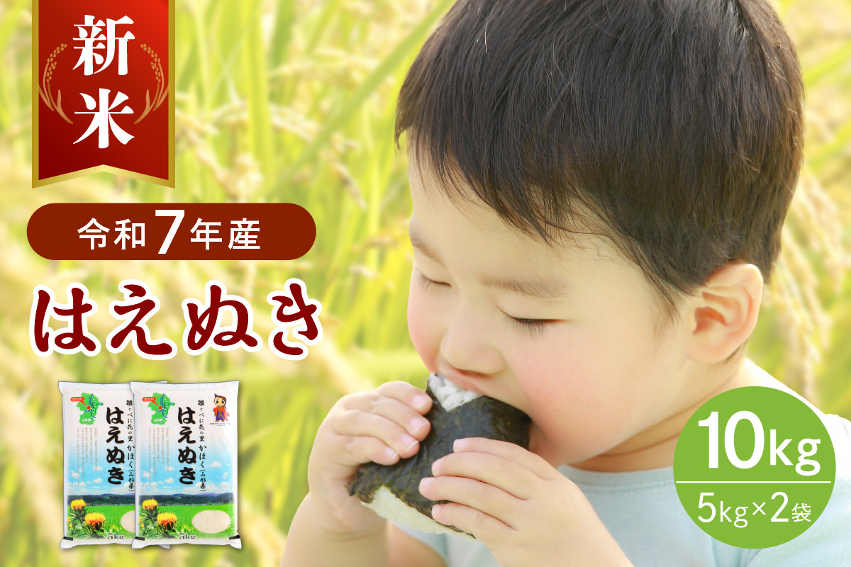 
            【令和7年産米】※選べる配送時期※ はえぬき10kg（5kg×2袋）山形県産 【JAさがえ西村山】
          