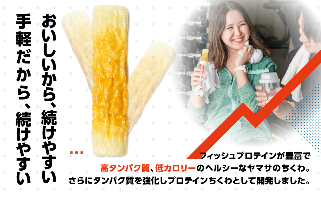 ヤマサちくわ「プロテインちくわ+（プラス）20本セット」
