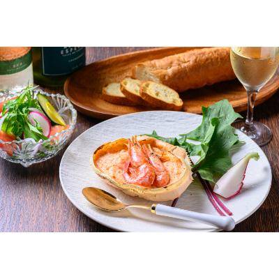 ふるさと納税 京丹後市 カニ屋が作る海のグラタン　甘エビ　2個セット |  | 01