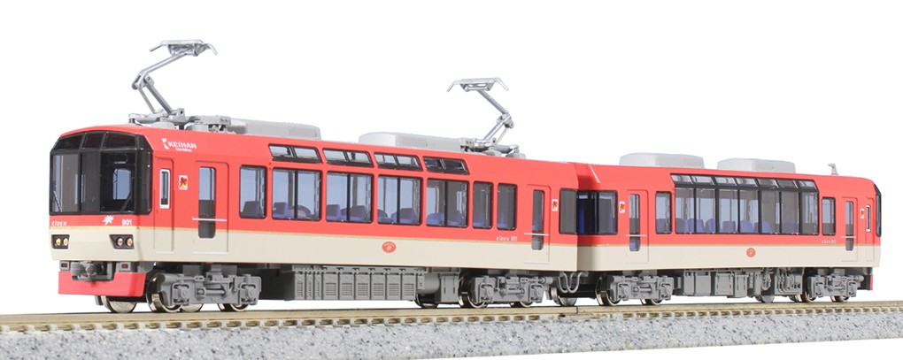 F010-26 鉄道模型【Nゲージ】叡山電鉄900系＜きらら＞(メープルレッド)