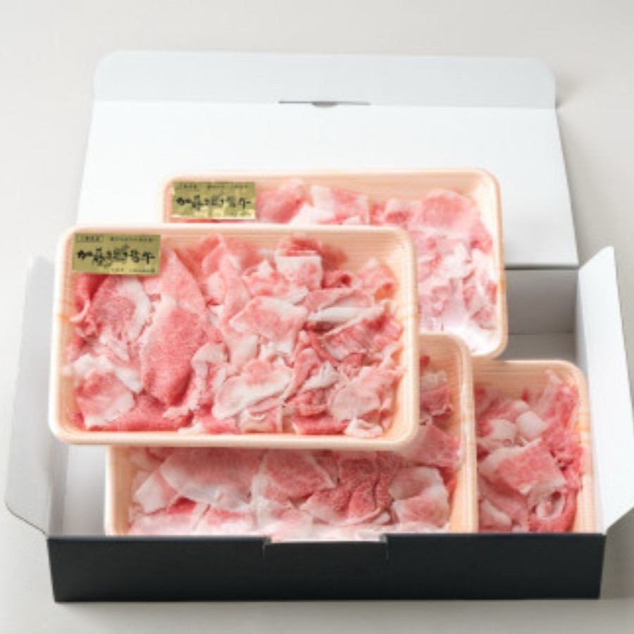 加藤牧場 黒毛和牛赤身（バラ）切り落とし800g（200g×4パック）松阪牛の品評会で最優秀賞受賞歴│牛肉 国産牛 国産 和牛 大容量 冷凍便 ロース 肩ロース 焼肉 しゃぶしゃぶ すき焼き_イメージ