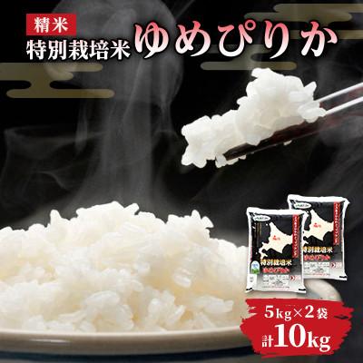 ふるさと納税 旭川市 【令和7年産米】北海道旭川市産 特A ゆめぴりか 新米(精米)5kg×2袋_05664