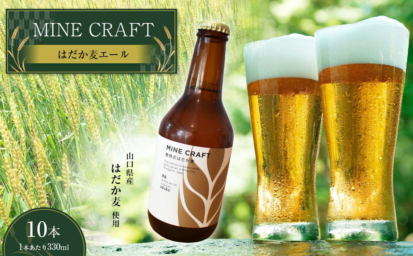 
美祢産 はだか麦でつくった地ビール 『はだか麦エール』 ｜ 麦 地ビール ビール クラフトビール 酒 はだか麦 麦芽 ヘルシーフード 山口 美祢 特産品 秋吉台
