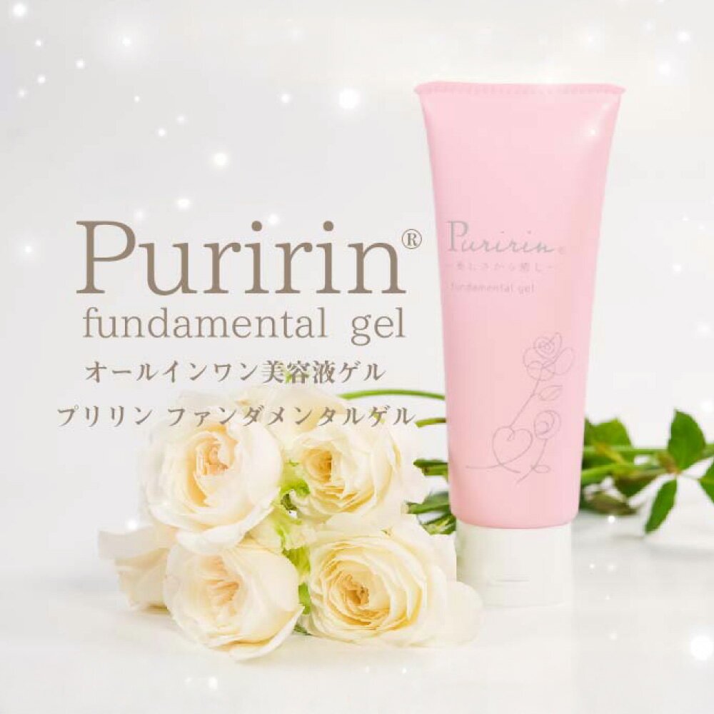 【ふるさと納税】Puririn fundamental gel 120g オールインワン 美容液ゲル 保湿 セラミド 5種 ヒアルロン酸 フラーレン ダマスクローズオイル スクワランオイル ホホバオイル しっとり もっちり ぷりぷり Wonder Ful beauty 送料無料 大阪市 大阪府
