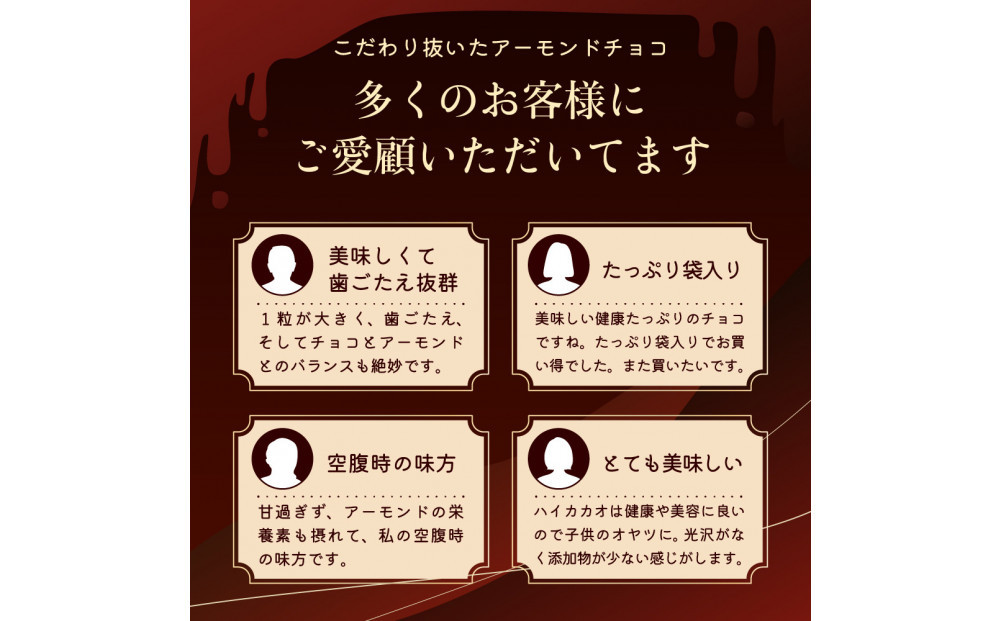 チョコたっぷりミルクアーモンド 3kg(500g×6袋)
