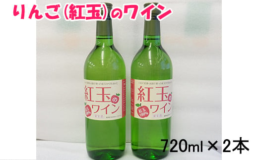 
花巻産りんご「紅玉」のワイン 720ml×2本 【993】
