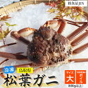 【ふるさと納税】【鮮魚屋JIN】冷凍 ボイル松葉ガニ（ 大サイズ 800g 以上 ） ハーフポーション 下処理済み 真空冷凍 カニ かに 冷凍松葉ガニ 松葉がに 松葉ガニ ズワイガニ ずわいがに 冷凍ガニ 冷凍かに