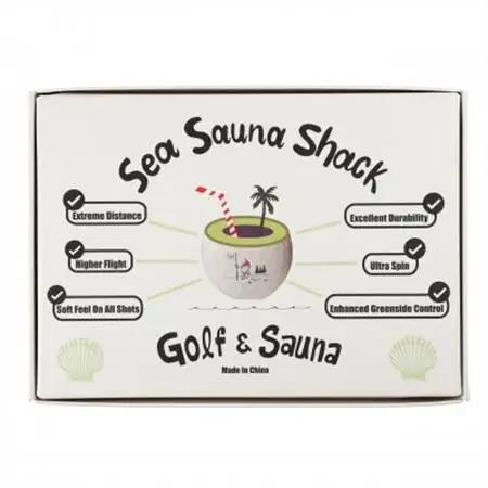 【Sea Sauna Shackオリジナル】ロゴ ゴルフボール ホワイト【1668829】