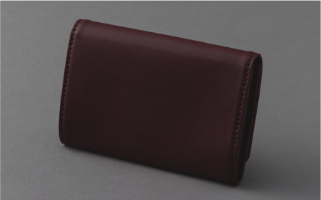 りんごレザー RingoLeather(登録商標) CARD CASE 3pocket 【 赤 】 株式会社SORENA カードケース 信州 50000円 長野県 飯綱町