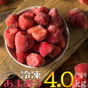 【ふるさと納税】【冷凍】博多 あまおう 4.0kg（800g×5袋）いちご 苺 福岡県 赤村 最新 博多あまおう アイス スイーツ 不揃い お得　 2L4-S