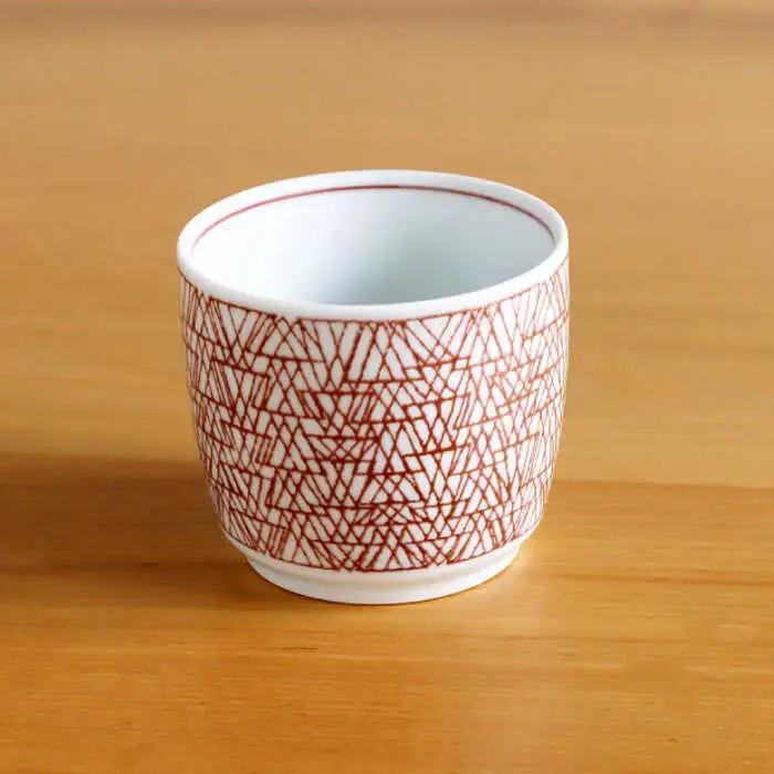 【白山陶器】【グラフ】湯のみ猪口 3色セット【波佐見焼】[TA169]