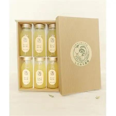 したみち農園 / りんごジュース 果汁100% 180ml×6本セット【1724882】