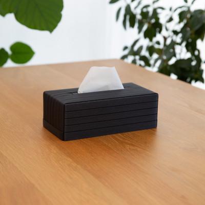 ふるさと納税 奥州市 心地よい暮らしをつくる ティッシュケース Tall ブラック バンドシー [AR095] |  | 01