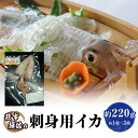 【ふるさと納税】イカ 刺身用 約220g 烏賊 いか 魚介 魚介類