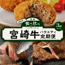 【ふるさと納税】食べ比べ シリーズ 宮崎牛 バラエティ 定期便 ミンチ 赤身 サイコロステーキ サーロインステーキ 牛ミンチ サイコロ ステーキ サーロイン 国産牛 国産 和牛 料理 アレンジ 焼肉 BBQ 人気 おすすめ グルメ 脂身 宮崎県 宮崎市 送料無料