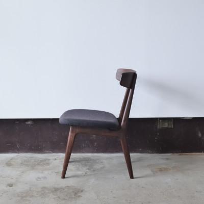 ふるさと納税 小野市 ダイニングチェア　01　ウォールナット　グレーブラウン |  | 02