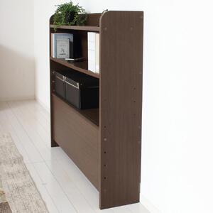 後付けヘッドボード 【ブラウン】