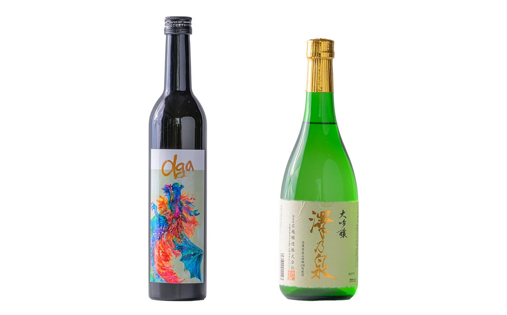 
            ＜西城酒店オリジナル商品＞澤乃泉 Olgaと大吟醸 澤乃泉のセット 日本酒 純米大吟醸酒 大吟醸酒 お酒 宮城県 アルコール 四合瓶【西城酒店】tm187
          