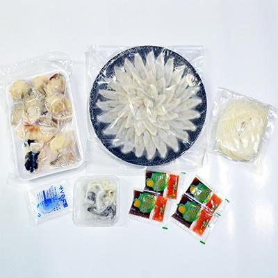 ふるさと納税 中間市 【毎月定期便】とらふぐフルコース『刺身菊盛・ちり鍋】』豪華2人前(中間市)全3回 |  | 03